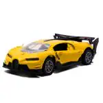 Toy Cloud 1:32 Bugatti Die Cast Metal Car Dashboard Toys Scale Model with Opening Doors Pull Back Cars Toys for 5 12 Years Kids Model Racing Kar Toy