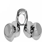 MARWALL Silver Stainless Steel Heavy Weight, Non Crack-Able Katori Bowls 300 ml - Pack Of 6