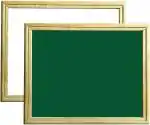 SHELFKING Non Magnetic 10x12 Inch's Wooden Frame Double Sided Slate/Lapboard Whiteboards & Chalk boards Whiteboards (White, Green)