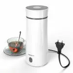 XECH Portable Electric Kettle Concealed Powercord Hydroboil Electric Bottle 300W Heating Element (350ml) (White)
