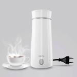 XECH Portable Electric Kettle Concealed Powercord Hydroboil Electric Bottle 300W Heating Element (350ml) (White)