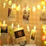 Hippity Hop Yellow Photo Clip Led String Light