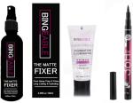 BINGEABLE...ENJOY THE DIFFERENCE Matte Fixer Spray And Eyeliner Base Primer (Set Of 3)