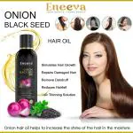 Eneeva Onion Black Seed Hair Oil and Onion Hair Shampoo for Hair Growth Oil | Onion oil and shampoo Combo (100oil+100ml )