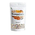 TEMPERADO Premium Roasted & Salted Pistachios 250g Pouch Pack| Namkeen Pista Dry Fruit| Tasty & Healthy| High in Protein & Dietary Fiber | Gluten Free & Low Calorie Nuts | Pista In Shell
