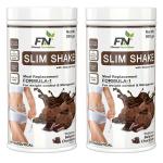 FLORAL NUTRITION Slim Shake Formula 1, Chocolate 500 gm Pack of 2