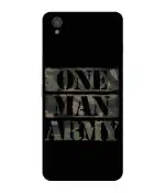 Bhaicover Oneplus X Multicolor One Man Army Mobile Phone Back Cover