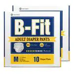 B-FIT Adult Diapers Pant Style - Medium Size - Pack of 2