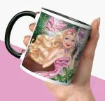 NH10 DESIGNS Barbie Printed Coffee Mug Barbie Doll Cartoon Cups Barbie Doll Mug for Kids Girls Friends Best Birthday Gift Mug for Barbie Lover (Microwave Safe Ceramic Coffee Mug-350ml) - BDC3TM 02