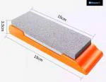 Rozatech Whetstone Knife Sharpening Stone with Non Slip Stand Dual Sides Water Stone Sharpener