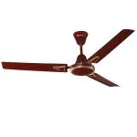 KWW AirISTA Plus DLX 1200MM (48 inch) High Speed Ceiling Fan Brown Color BEE Star Rated Energy Efficient Fans | Double Ball Bearing, Copper Winding | Designer Decorative Ceiling Fan | 2 Years Warranty