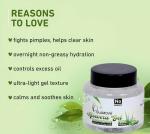 GLAMOVA Aloe Vera Gel For Face, Body & Hair, Non-Sticky Transparent Aloe Vera Gel For Glowing and Soothing Skin, Anti-Aging & Fights Acne, Suitable to All Skin Type For Both Men and Women for Skin, Face, Acne Scars, Hair Care, Moisturiser & Dark Circles