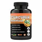 Adorreal Curcumin Boswellia(Supports Healthy Joint Functions & Anti-Inflammation,Supports Joint Flexibility & Mobility),60 Capsule (Pack of 1)