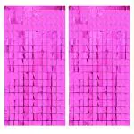 Party Propz Foil Curtain For Decoration (Set Of 2)