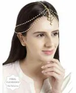 Jn Handicraft Alloy Gold Jewel Set For Women