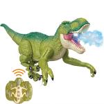 Ktrs Enterprise Remote Control Dinosaur Rc Electric Walking Touch Sensing Light Music Spray