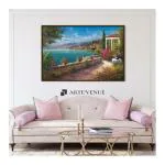 ARTE'VENUE RIVIERA DI LEVANTE framed wall art on Canvas 19 X 13 inch