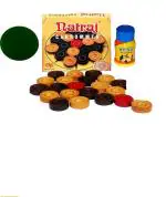 KSS Khelo Meerut Wood 1919 Carrom Pawns (Pack Of 24)