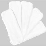 BADAL KIDZ E Premium Quaility Baby Cloth Diapers and Wet Free Insert Pads | 5 Insert Pad| Color- White | Size-L