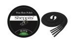 Sheppits Premium Shoe Polish (Black) & Formal Shoes Laces (Black) Combo | Shoe Care Kit