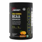 GNC AMP Gold Series BCAA Advanced | Fastest Muscle Recovery | Maximized Workout Performance | Formulated In USA | 7g BCAA | 1g L-Glutamine | 1g L-Citrulline | Tangy Orange | 400 gm