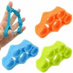 Shopeleven Finger Extensor Hand Resistance Bands Hand Stretcher Exerciser Finger Grip Strengthener Strength Trainer Gripper set for Arthritis Carpal Tunnel Exercise Guitar and Rock Climbing Set of 3
