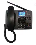 Beetel F5-4G Corded Landline Phone (Black)