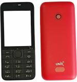 Imbi Red Plastic Back Panel For Nokia 208 Dual Sim