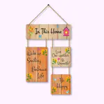 EXPLEASIA Decorative Wall Hanging Wooden Art Decoration Item for Home | Office | Living Room | Bedroom | Decoration Items |Home Decor| Gift Items (In This Home)