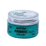 Little Birdie Teal Glint Glitter Fabric Paint - Teal Glint, 50 Ml