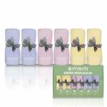 Dotmom Multicolored Bamboo Washcloths - Set of 6