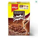 Kellogg’s HERSHEY’S Chocos 325g with Power of 5+ | Protein & Fibre of 1 Roti | High in Calcium & Iron | Immuno Nutrients | Essential Vitamins| Chocolatey Breakfast Cereal for Kids