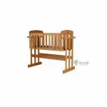 Arcedo Amber 2 in 1 Wooden Baby Swing (Natural)