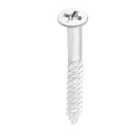 AKS Stainless Steel Contersunk Plain Head Self Tapping Wood Screw Size 100X12 MM Pack Of 150 Piece