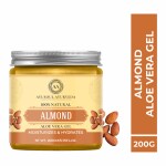 Ayusoul Ayurveda Khadi Almond Aloe Vera Gel for Face & Body Skin Treatment(200g)