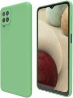 Newselect Samsung Galaxy F62 Green Rubber Back Cover