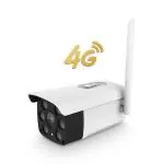 RFV1 4G 3G Sim Card Connectivity 1080p Full HD 3 Megapixels CCTV Camera,IP66 Waterproof with Colored Night Vision and Motion Detection,Supports SD Card Upto 128GB White