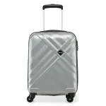 Stony Brook by Nasher Miles Crystal Hard-Sided Polycarbonate Cabin Silver 20 inch |55cm Trolley Bag