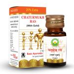 Basic Ayurveda Chaturmukh Ras 6 Tablets