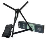 Brustro Black Aluminum Tabletop Double Arm Easel Tri-Pod Design With Rubber Feet Size 20 Inch