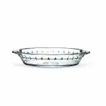 Apex Marinex Small Round Fluted Pie Dish, Saint Gobain Borosilicate Glass, Bake n Serve