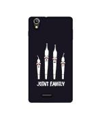 Casotec Joint Family Design Printed Silicon Soft TPU Back Case Cover for XOLO A1010