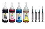 ANG PG- 745XL and CL-746XL Black & Tricolor Ink CAARTRIDGE for USE in Canon PIXMA iP2870s,IP2870,IP2872,MG2470,MG2570, MG2570s, MG2577s,MG2970,MG3070,MG3070s (4 CL-4 Syringe)