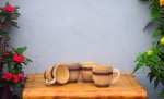 SILPAKARMAN_HANDCRAFTED NATURAL BAMBOO TEA CUP - SET OF 4