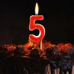 Zyozique Birthday Number Candle