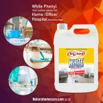NOHARA White Phenyl/Phenyle Floor Cleaner Pine Flavor 5L (Safed Phenyl)
