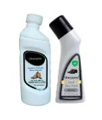 Sheppits Premium Liquid Shoe Polish (Natural) & Suede Nubuck Shoes Cleaner Combo | Shoe Care Kit