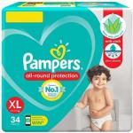 Pampers BABY DIAPER PANTS, SIZE XL, 34 PCS PACK - XL (34 Pieces)