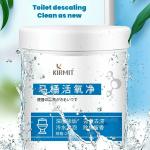 KIRMIT Active Oxygen Cleaner Agent, All Purpose Cleaning Powder Toilet Bowl Cleaner, Floor Cleaner, Rust cleaner, Bathroom cleaner, sanitary cleaner, Effectively Cleans Stubborn Dirt from The Toilet (1 Pcs, 250g)