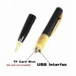 Spy Pen Camera 720p Video Audio Recording Indoor Outdoor Spy Pen Camera - Black